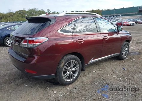 2013 Lexus Rx 450H из США, поврежденный, VIN JTJBC1BA0D2062937